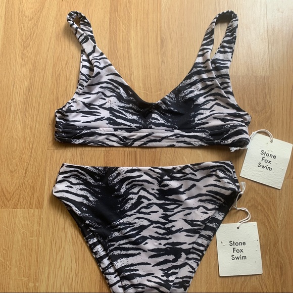 Stone Fox Swim Other - STONE FOX SWIM Tigre Bikini Set Mana Sumatra